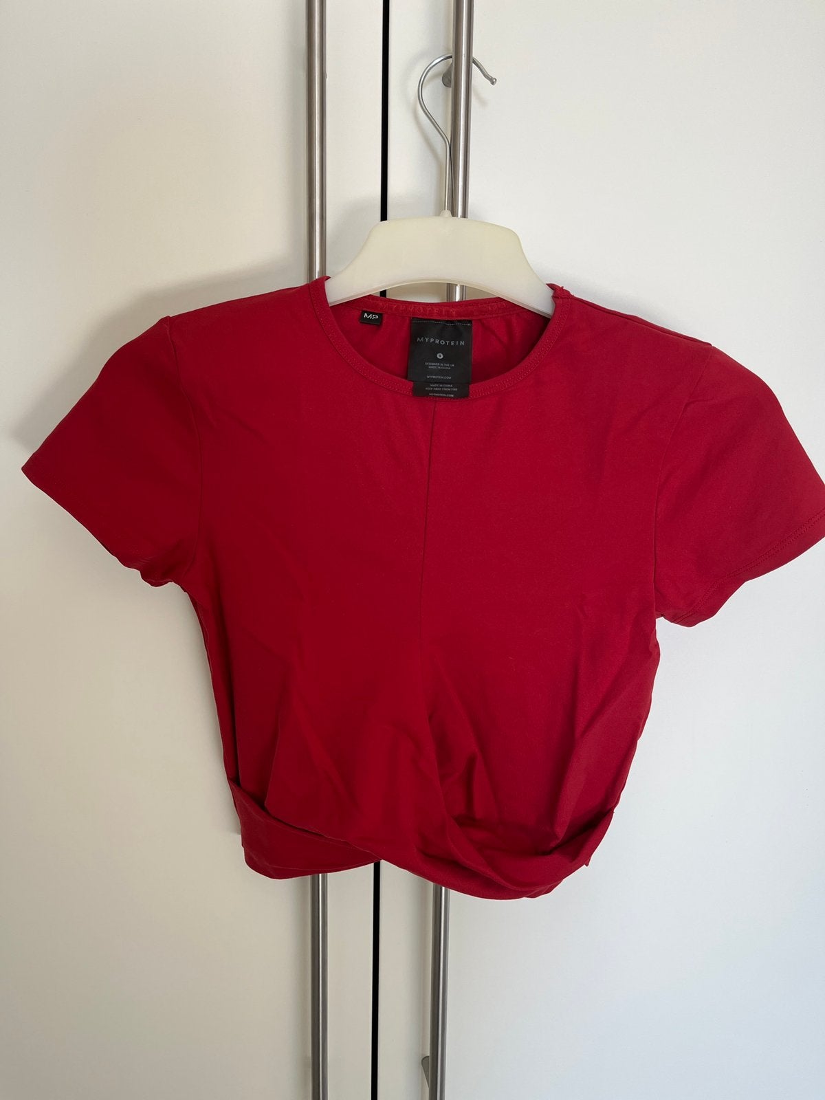 Sportshirt | MyProtein | Maat S, Ophalen of Verzenden, Zo goed als nieuw, Korte mouw, Maat 36 (S)