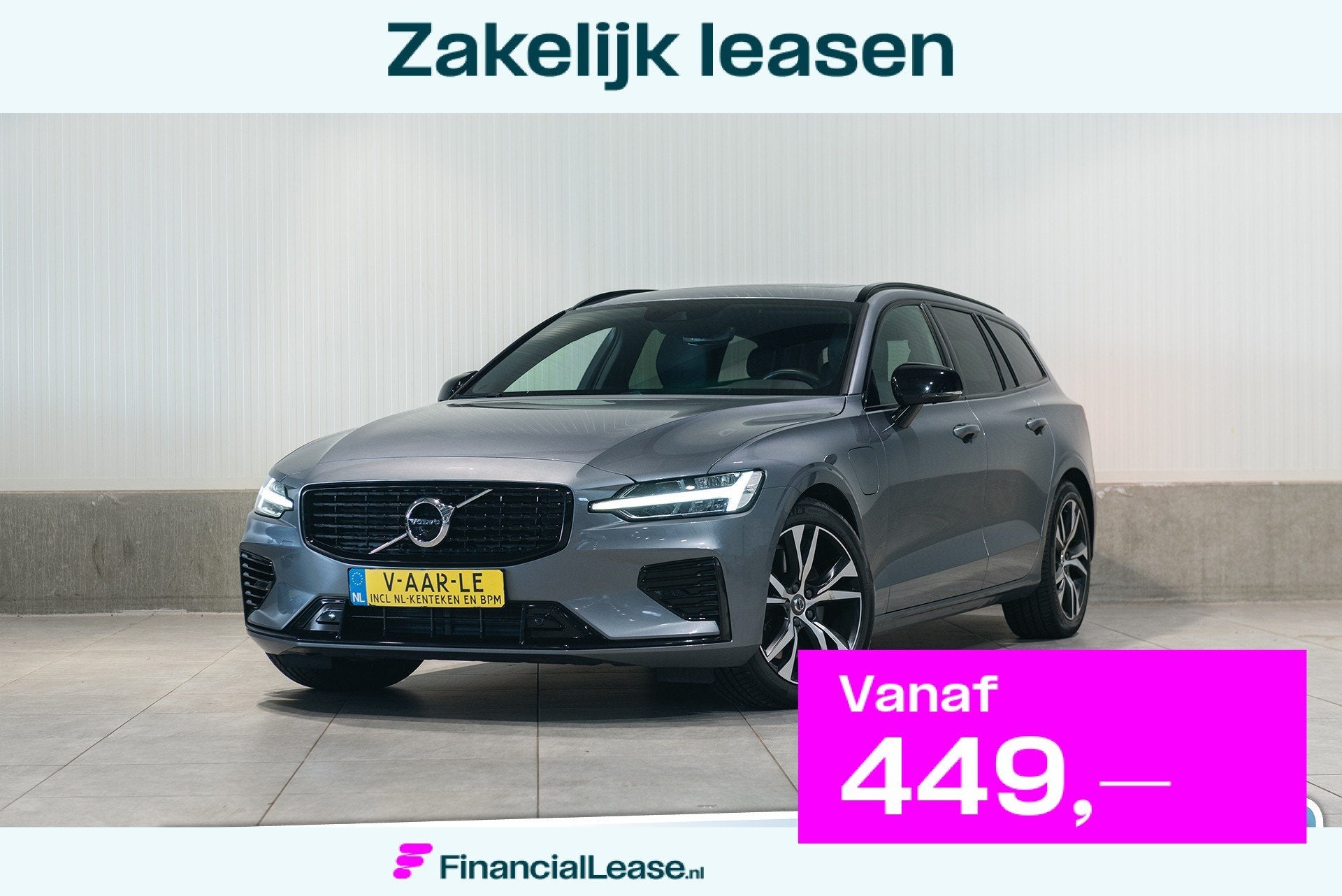Volvo V60 T6 Aut. Plug-in Hybrid R-Design Leder Panoramadak, Automaat, Gebruikt, Zwart, 4 cilinders