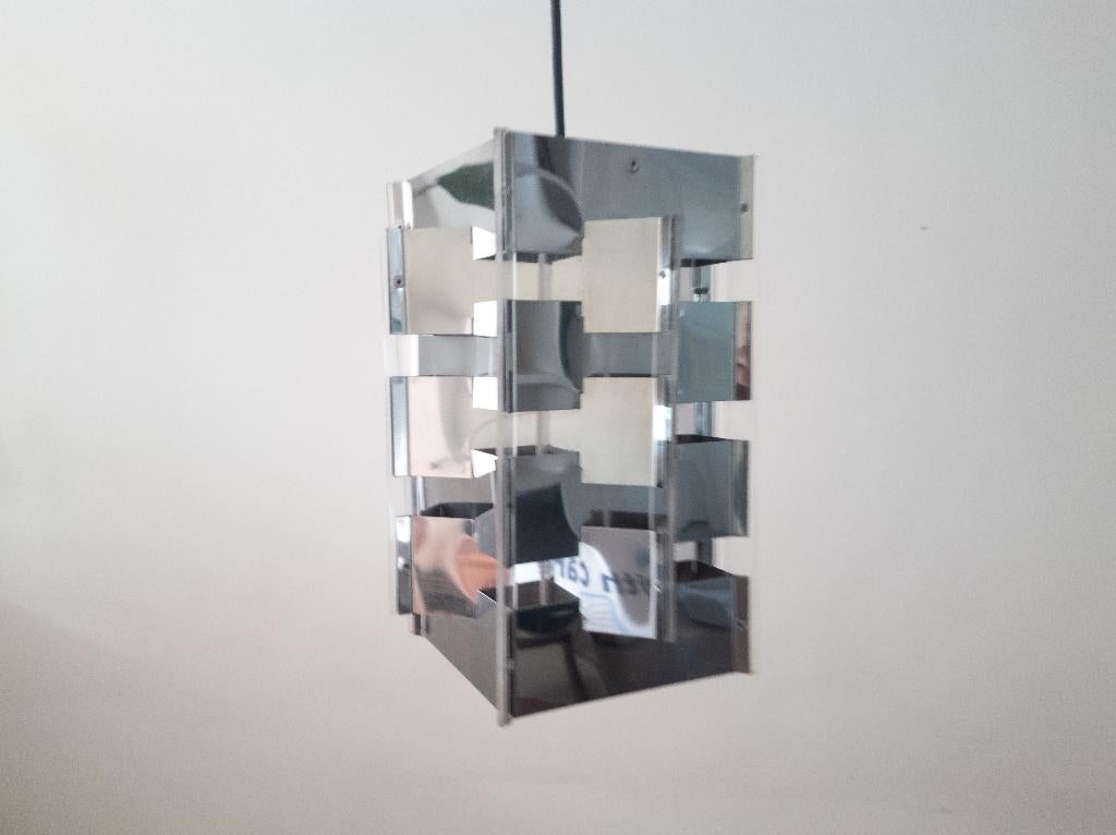 Vintage hanglamp van J.J.M. Hoogervorst voor Anvia, Ophalen of Verzenden, Vintage design, Dutch design, Mid Century, Minder dan 50 cm