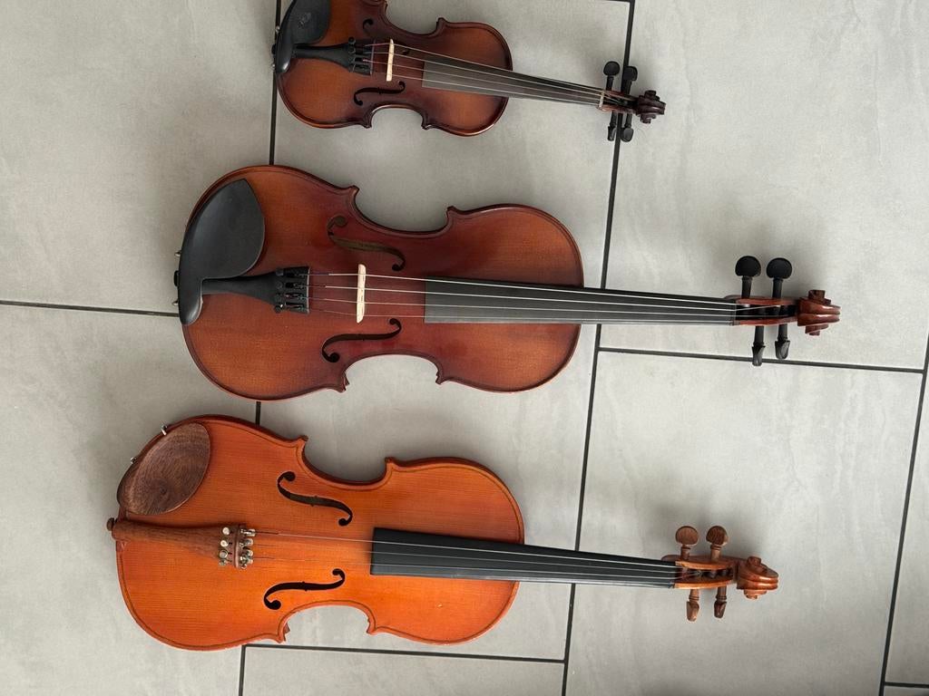 Prachtige klein viool incl Koffers (viool), Muziek en Instrumenten, Strijkinstrumenten | Violen en Altviolen, Ophalen of Verzenden