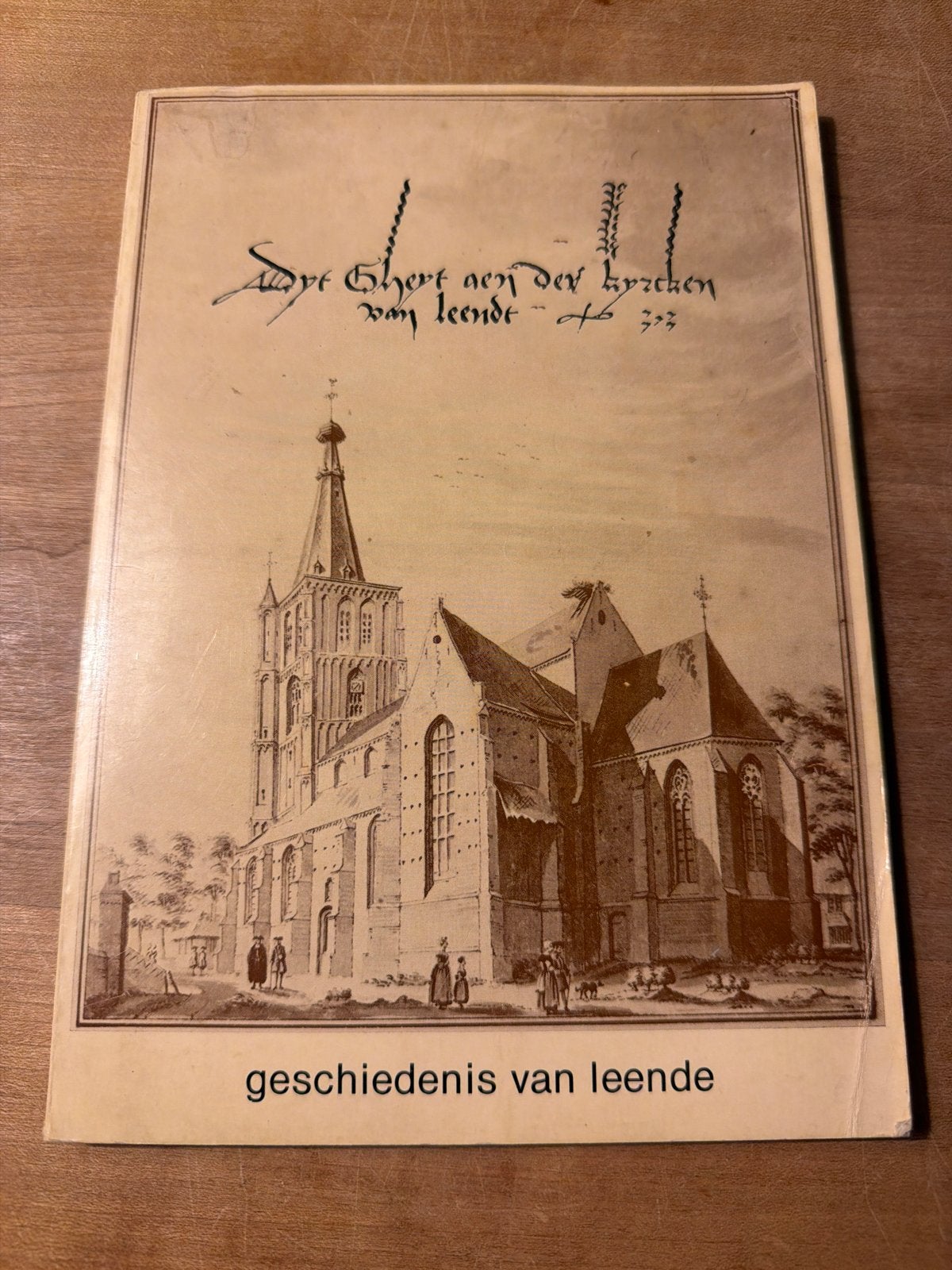 Geschiedenis van Leende - Oude Kerk Illustratie, Ophalen of Verzenden, 20e eeuw of later, Gelezen