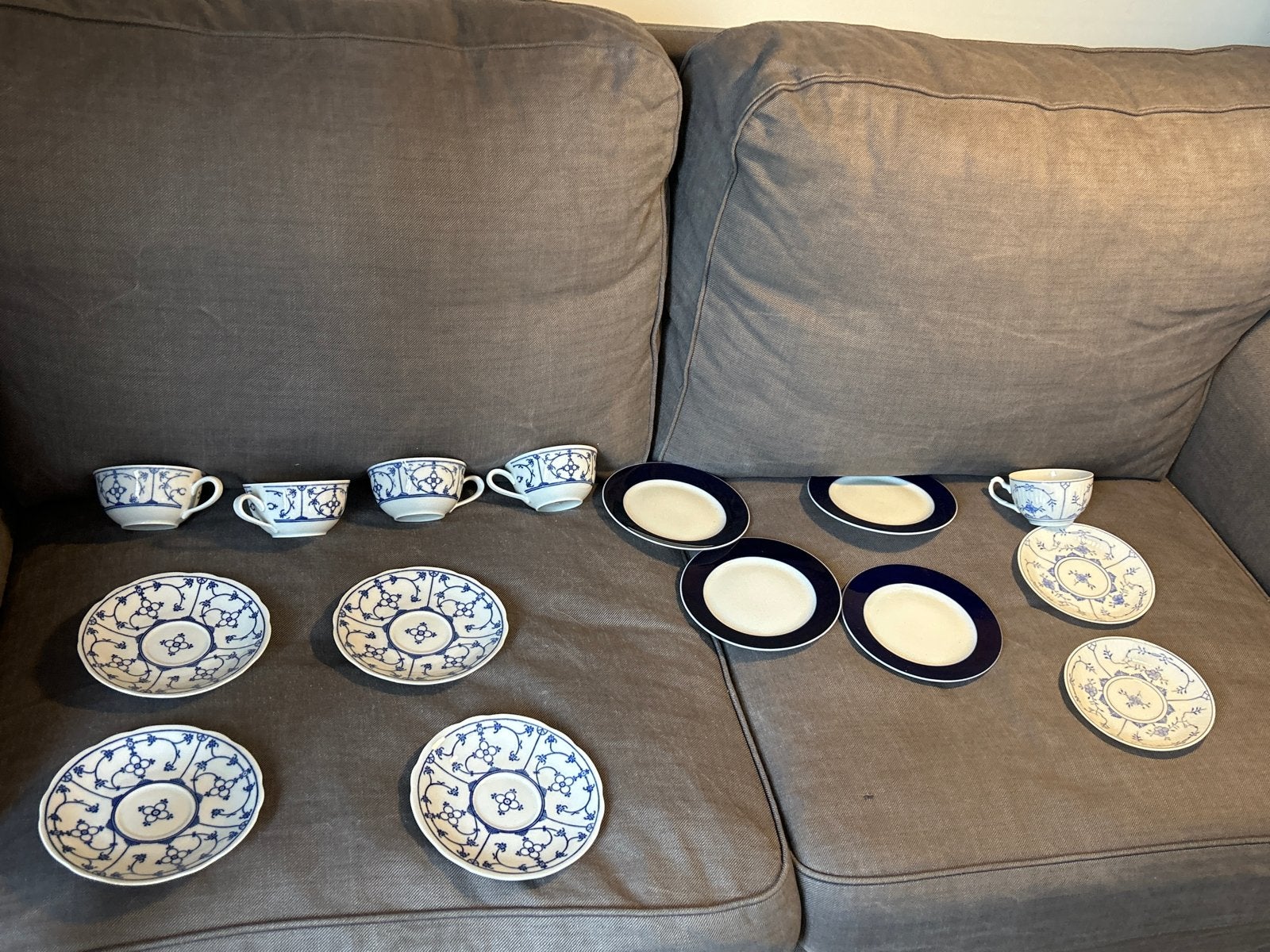 Blauw Saks Winterling servies partij | Vanaf €17,50 of bod, Ophalen of Verzenden
