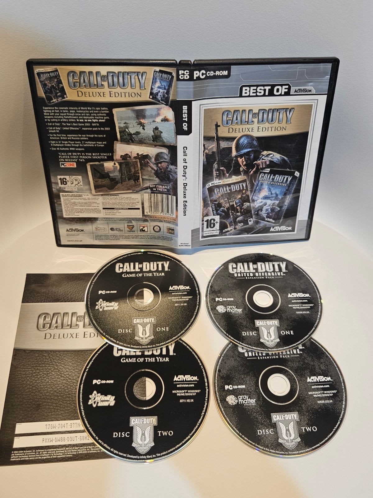 Call of Duty Deluxe Edition PC, Vanaf 18 jaar, Shooter, 1 speler, Ophalen of Verzenden