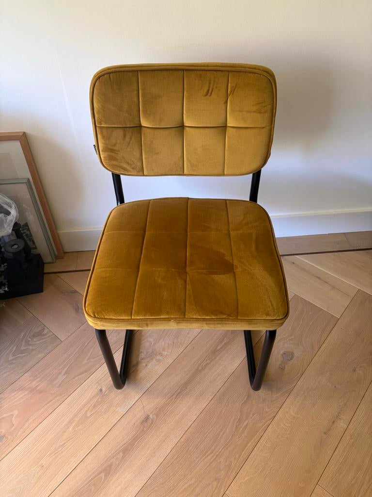 4 eetkamerstoelen merk Kick model Ivy, Huis en Inrichting, Stoelen, Ophalen, Overige kleuren, Zo goed als nieuw, Metaal
