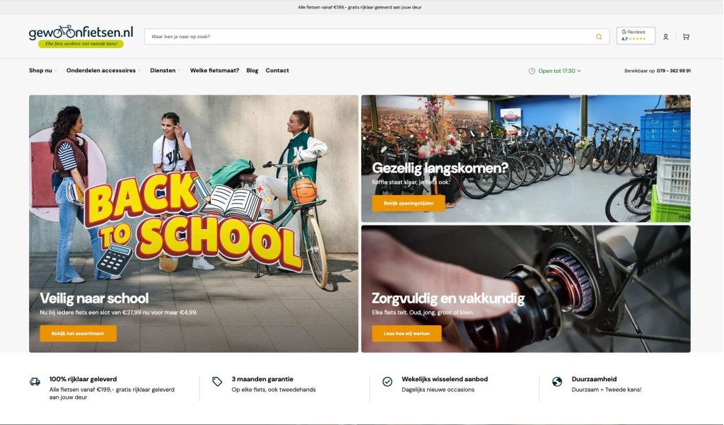 Dames fiets | Rotterdam | 3 Maanden Garantie | Gereviseerd, Sparta, 53 tot 56 cm, Industrieweg 23 Zoetermeer, Versnellingen