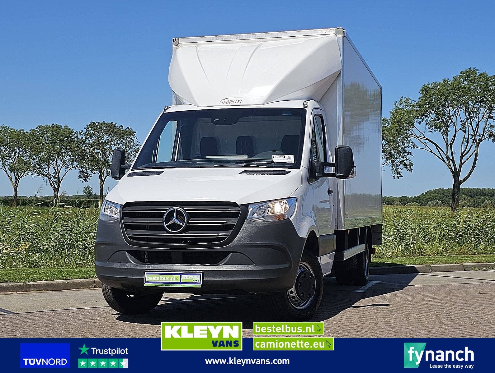 MERCEDES-BENZ SPRINTER 515 bakwagen laadklep!, Auto's, Euro 6, 150 pk, Wit, Mercedes-Benz