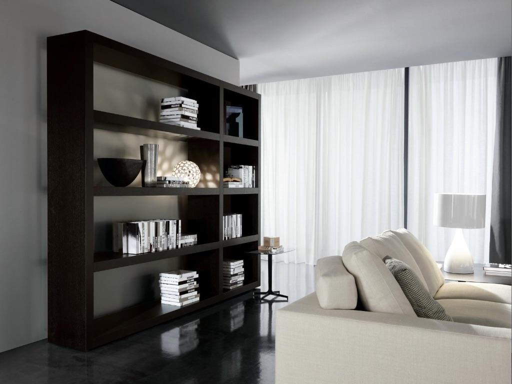 Minotti JOHNS UP book case, Huis en Inrichting, Kasten | Boekenkasten, Zo goed als nieuw, 200 cm of meer, 200 cm of meer, 25 tot 50 cm