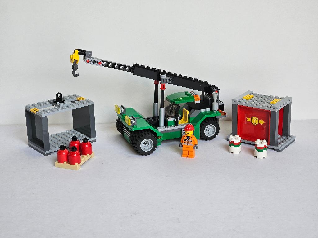 Lego 7992 - Town / Container Stacker, Ophalen of Verzenden, Zo goed als nieuw, Complete set, Lego