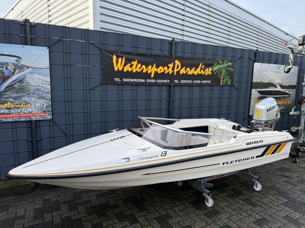 Fletcher Arrowsprint 13, Watersport en Boten, Speedboten, 50 cm, Overige merken, Gebruikt, 4 m