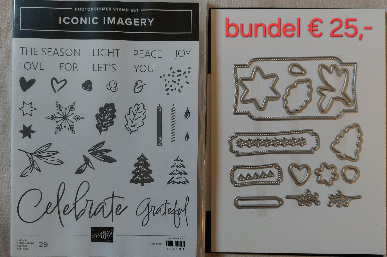 Stampin Up, Ophalen of Verzenden, Clearstamp