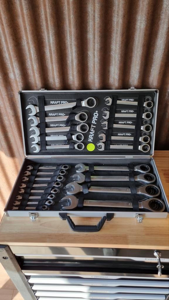 Steek ring ratel set kraft pro, Auto diversen, Autogereedschap, Ophalen, Nieuw