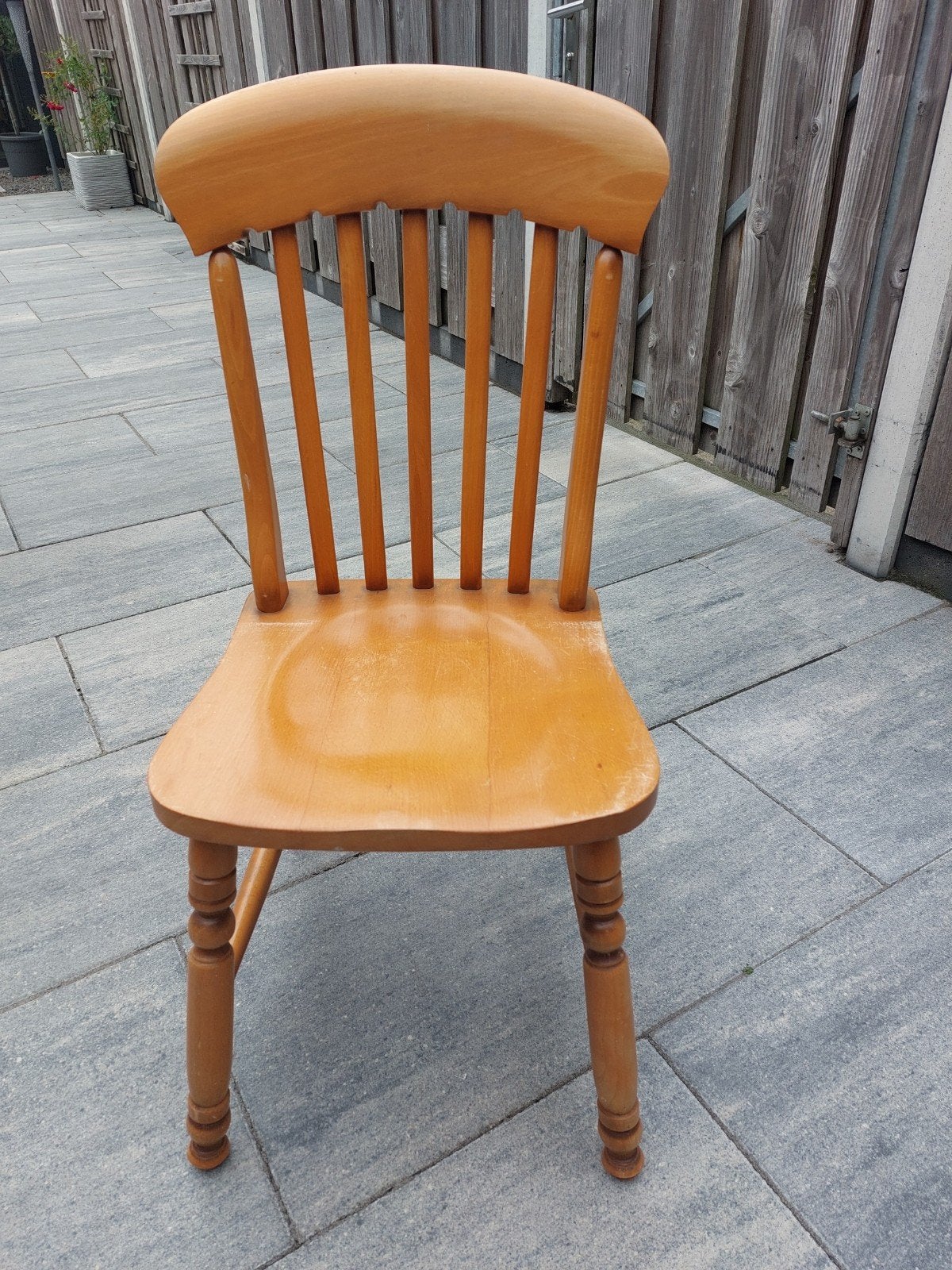 Vintage houten stoel - Grange - Made in France, Ophalen