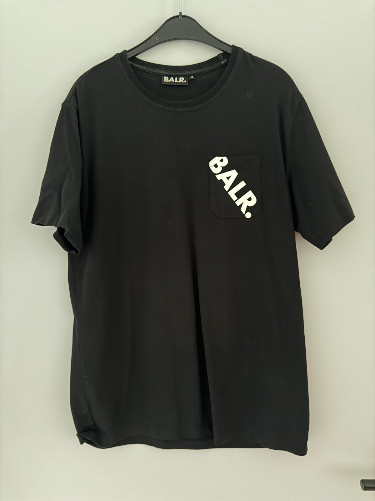 BALR. T-shirt Zwart Maat M, Ophalen of Verzenden, Gedragen, Maat 48/50 (M), Zwart