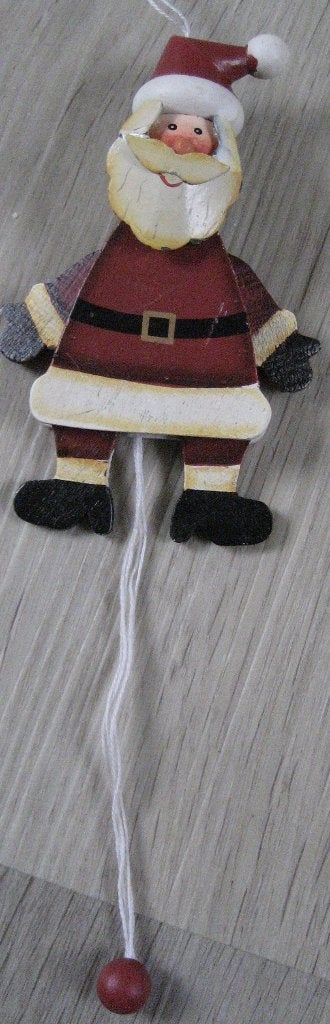 Kersthanger trekpop kerstman., Ophalen of Verzenden