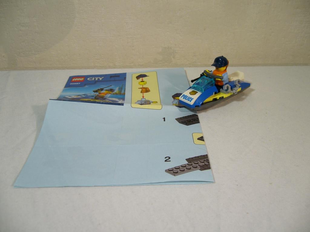 Lego City 30567 Police Water Scooter, Ophalen of Verzenden, Complete set, City, Gebruikt