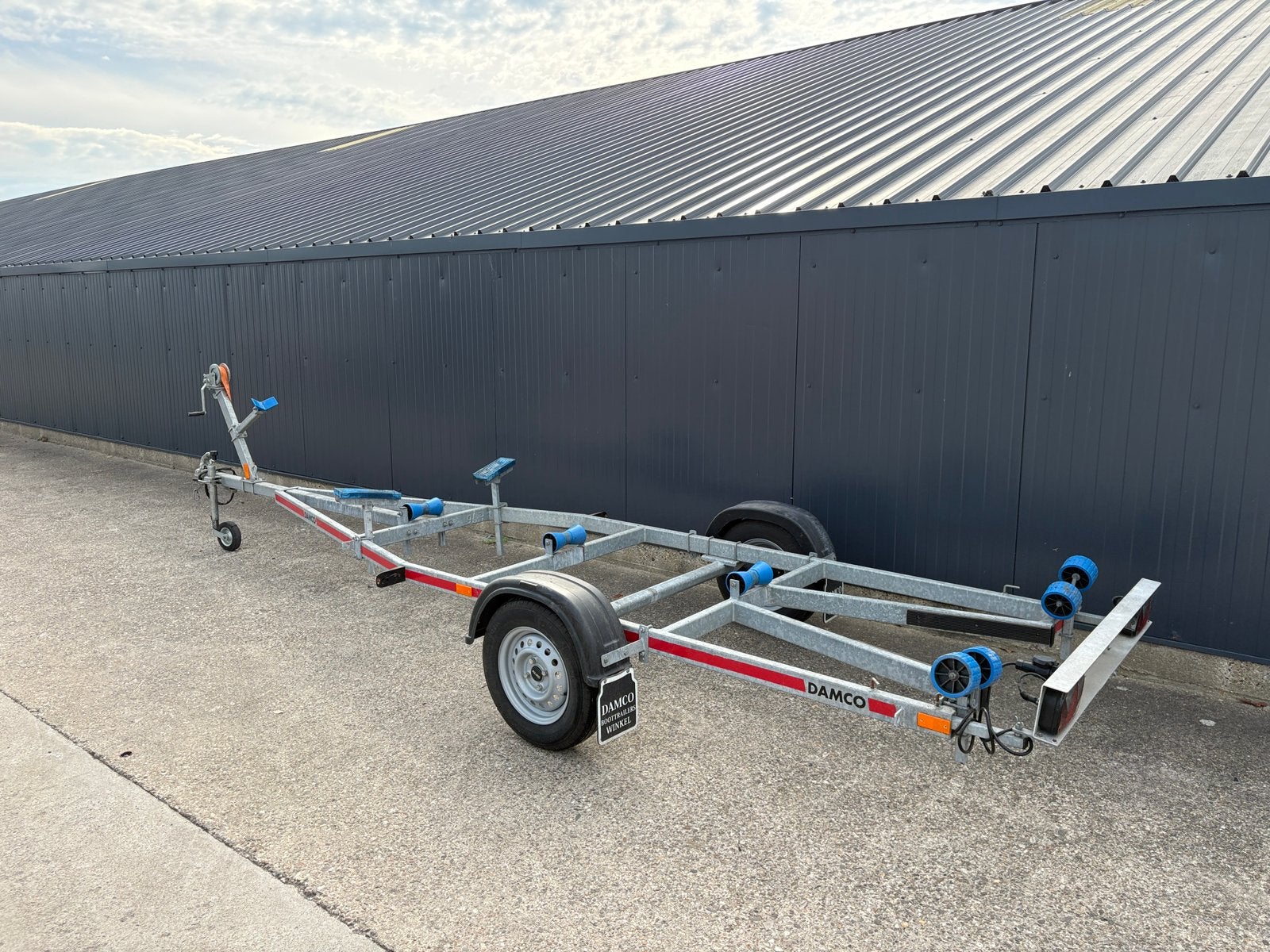 Damco 750kg trailer, Watersport en Boten, Ophalen, Minder dan 1500 kg, Gebruikt, Overige typen