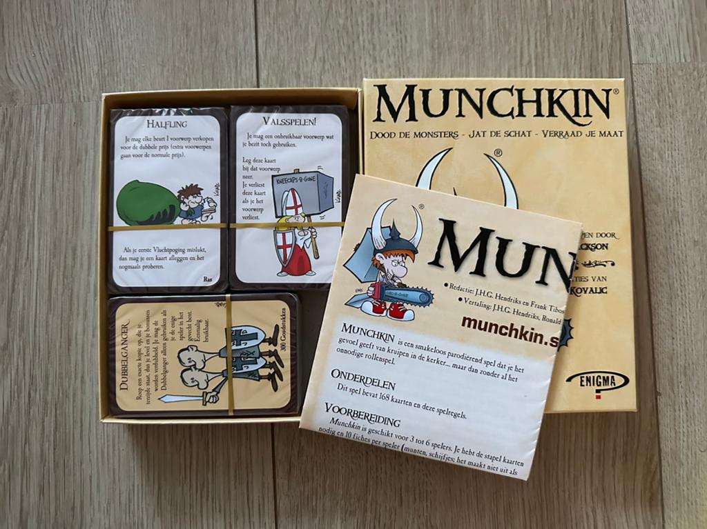 Munchkin spel ongespeeld zgan, Ophalen of Verzenden, Zo goed als nieuw