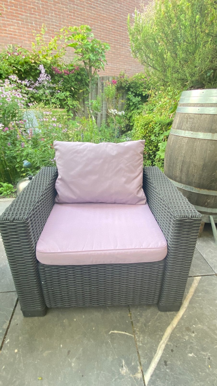 loungestoelen voor buiten, Tuin en Terras, Tuinsets en Loungesets, Kunststof, Gebruikt, Loungeset, Stoel