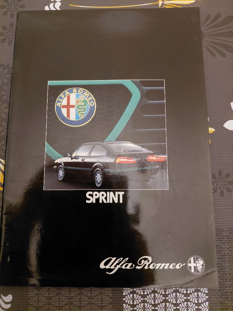 Brochure Alfa Romeo Sprint Veloce Alfasud Sprint, Alfa Romeo, Ophalen of Verzenden, Zo goed als nieuw, Alfa Romeo
