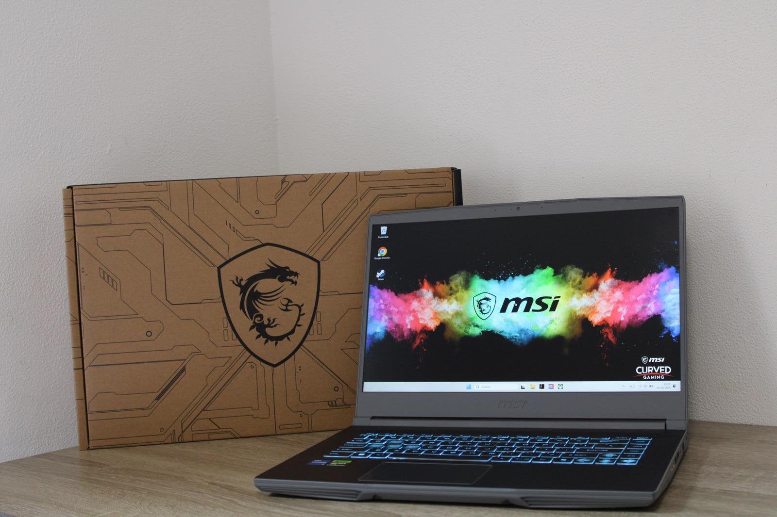 Dikke Gaming Laptop MSI Thin 15 Intel i5-13420H / GTX 3050