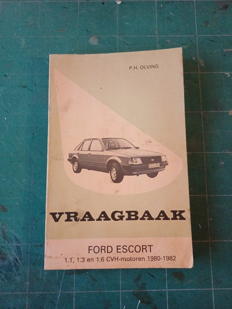 Vraagbaak FORD ESCORT 1.1 1.3 1.6 CVH 1980-1982, Auto diversen, Ophalen of Verzenden