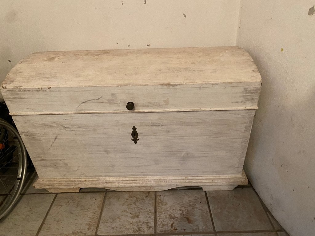 grenen dekenkist, Ophalen, Gebruikt, 100 tot 150 cm, Grenenhout