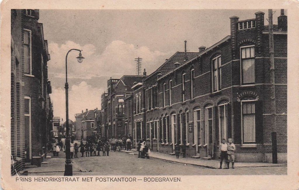703-327-045 Bodegraven Postkantoor Prins Hendrikstraat, Verzenden, Voor 1920, Zuid-Holland