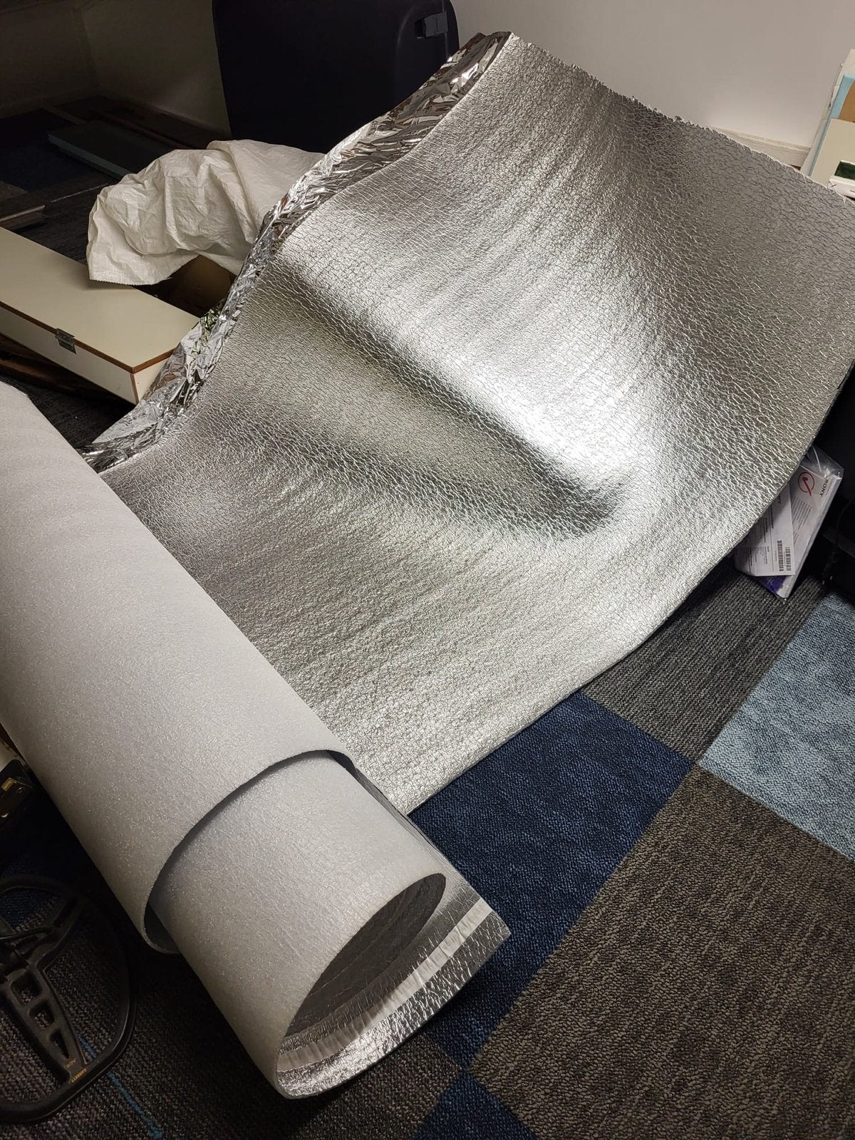 Gratis reflectie folie, Overige materialen, Gebruikt, Minder dan 5 m², Vloerisolatie