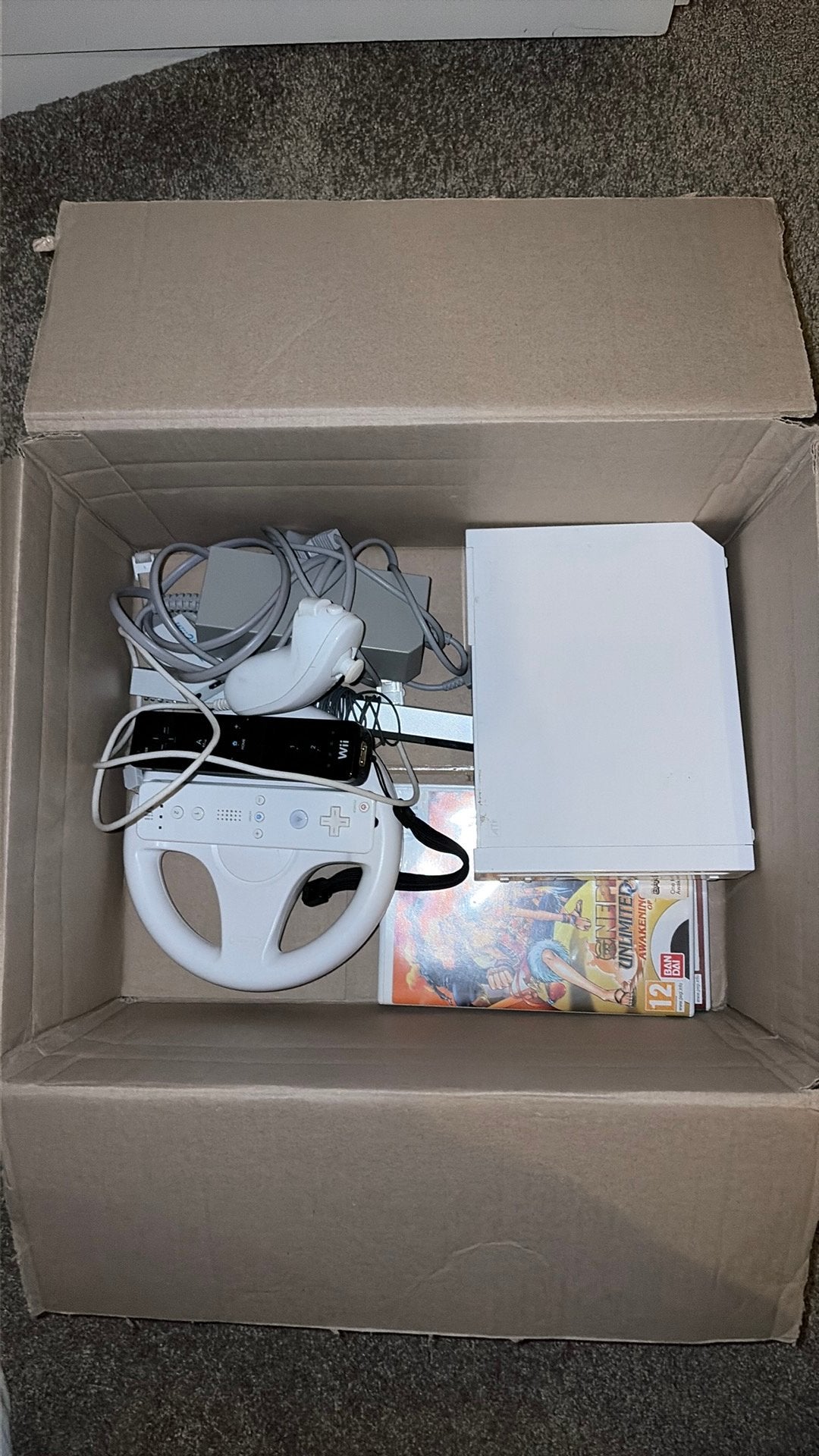 Wii set, Spelcomputers en Games, Ophalen, Gebruikt, Met 2 controllers, Met games