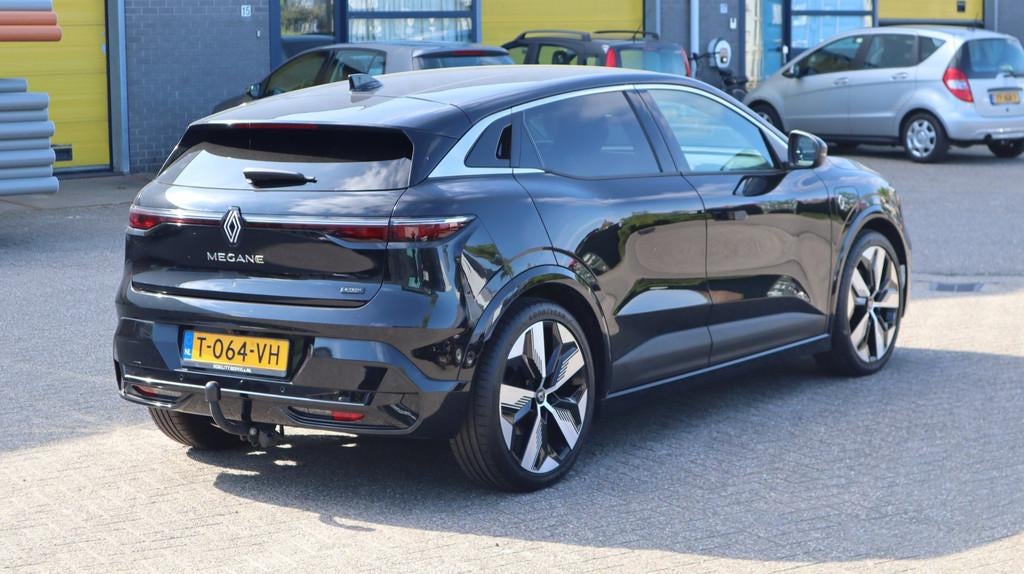 Renault Megane E-Tech EV60 Optimum Charge Techno Clima Cruis, 163 min, Leder en Stof, Zwart, 900 kg