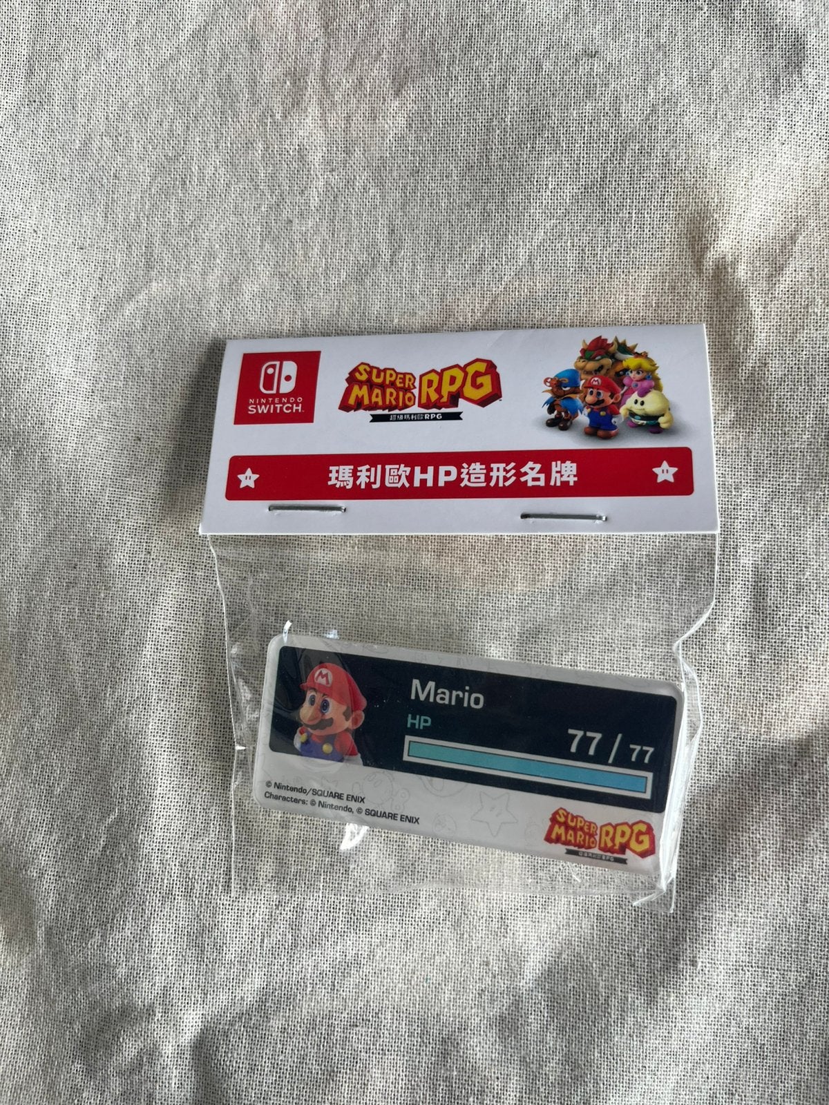 Super Mario Rpg Pin Badge Asia Exclusive, Spelcomputers en Games, 1 speler, Nieuw, Ophalen of Verzenden, Role Playing Game (Rpg)