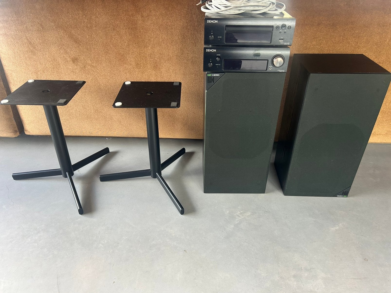 Denon disc & stereo plus KEF c series box incl standaards, Ophalen, Zo goed als nieuw, Overige merken