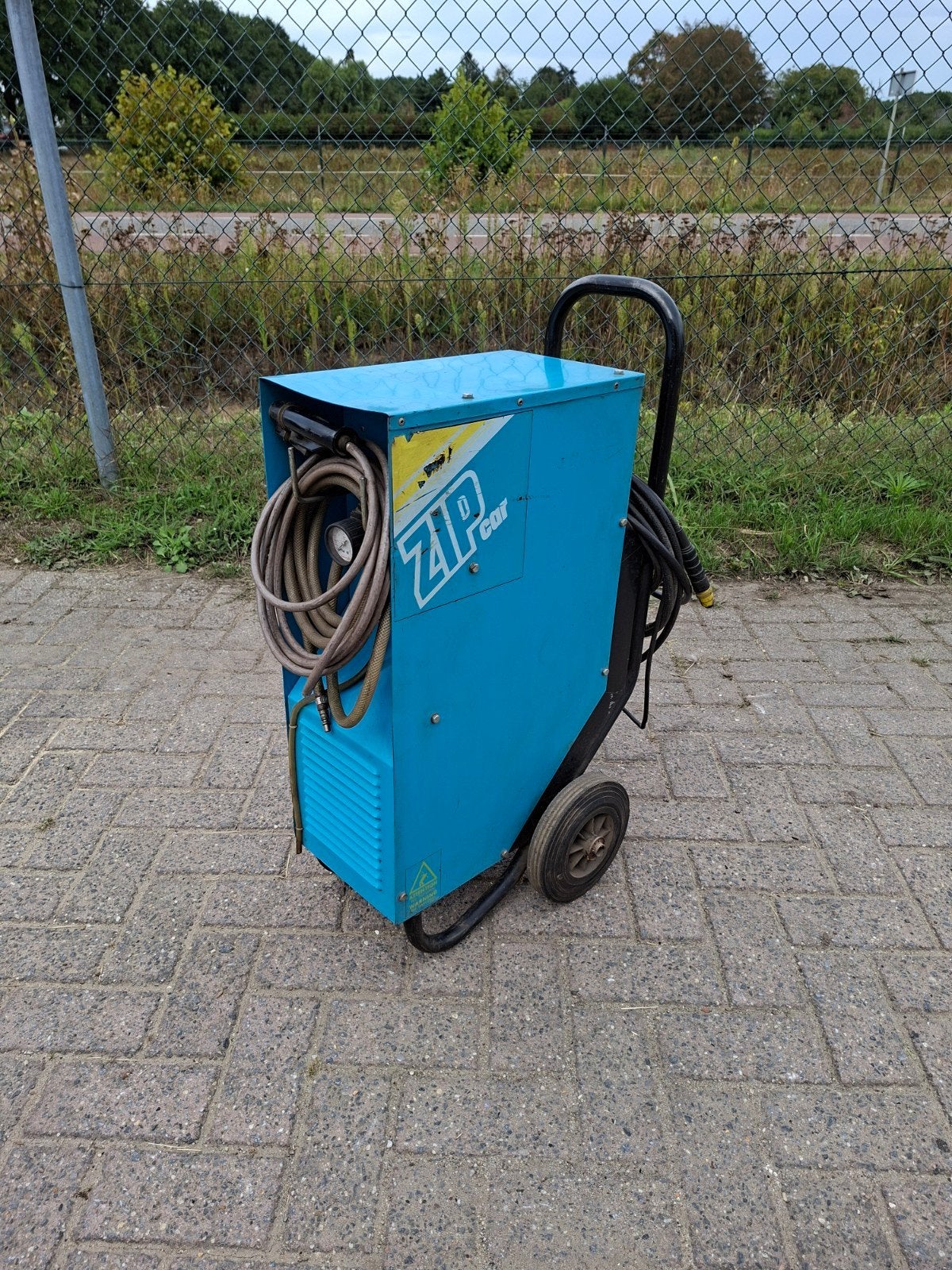 Nette plasmasnijder SAF ZIPcar, Ophalen