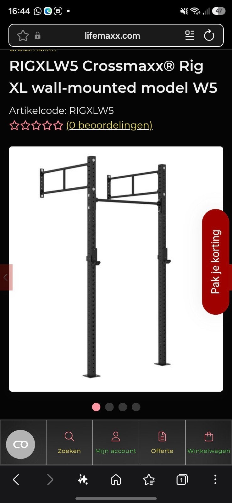 Complete Crossmaxx Home Gym Set - Zo goed als nieuw, Ophalen, Zo goed als nieuw, Overige typen