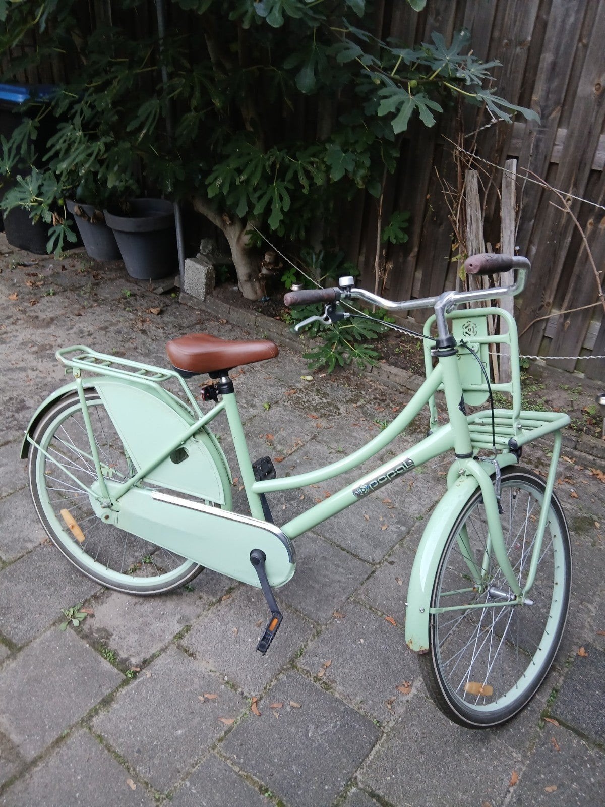 Popal Daily Dutch Basic Damesfiets - Mintgroen, Velgrem, Zo goed als nieuw, Ophalen, Overige merken