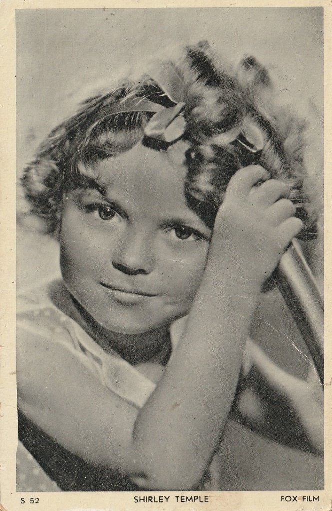 FILMSTER SHIRLEY TEMPLE UIT 1940 ZEER MOOIE OUDE KAART KO479, Ophalen of Verzenden, 1920 tot 1940, Gelopen, Sterren en Beroemdheden
