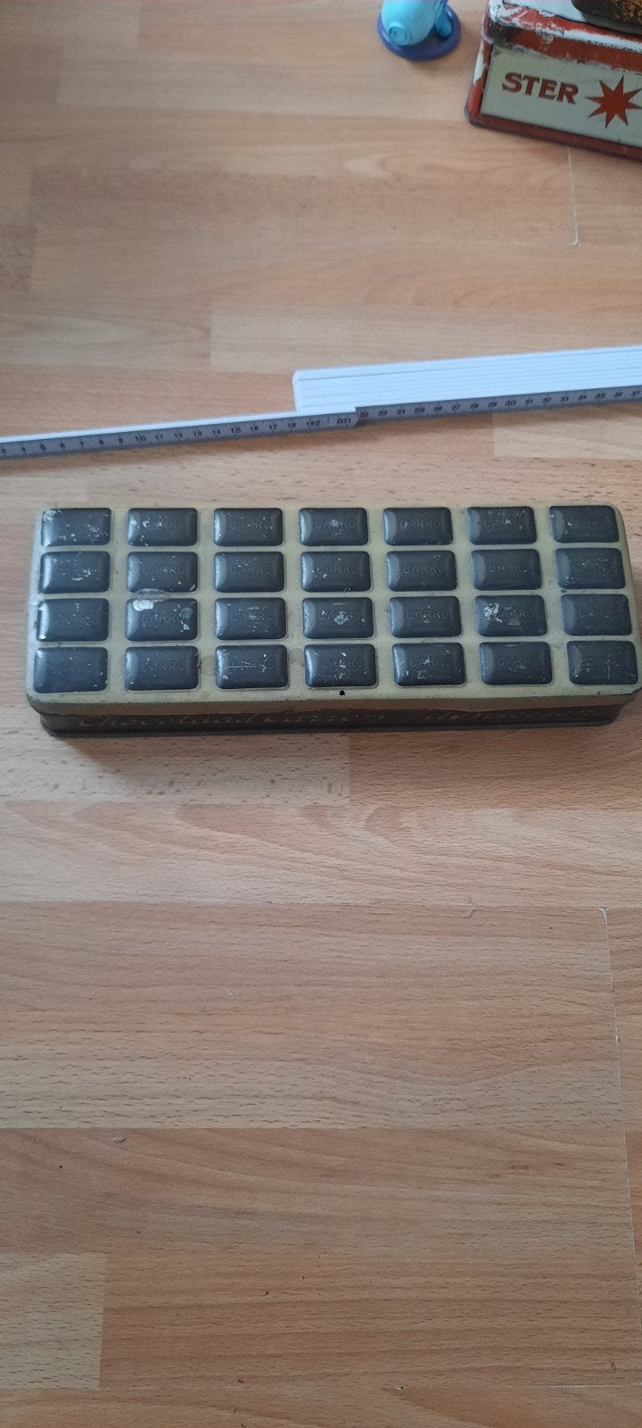 Vintage Chocolaad Carro A. Driessen blik, Ophalen of Verzenden