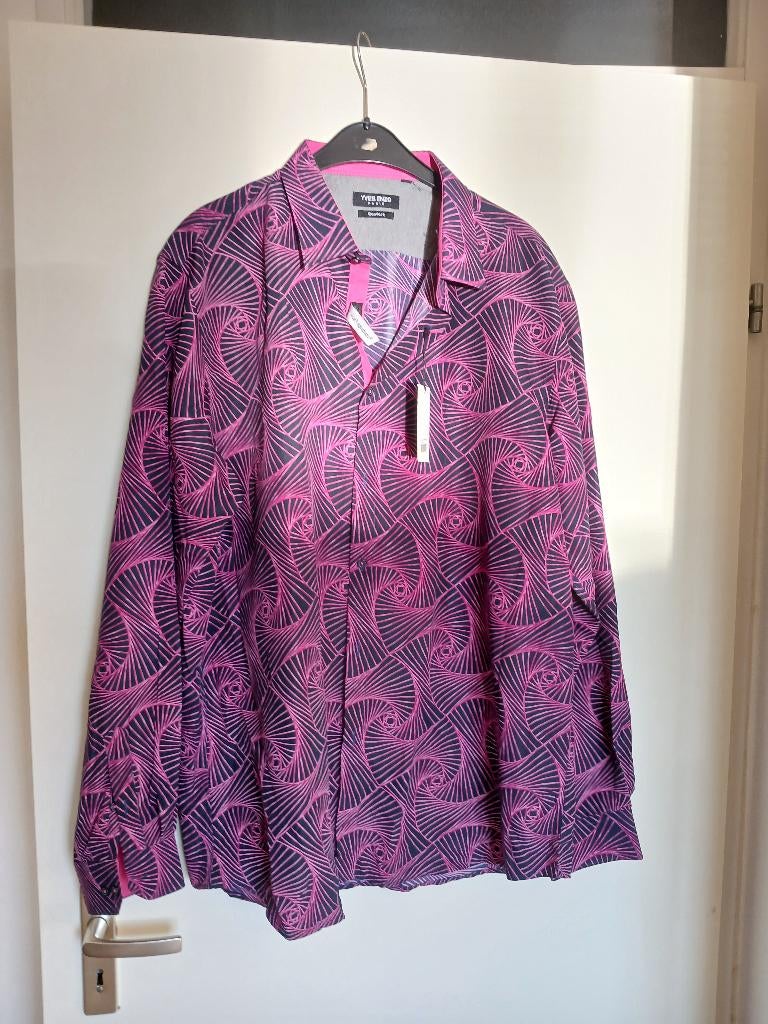 Overhemd/blouse XXL/ maat45-46, nieuw, Kleding | Heren, Overhemden, Ophalen of Verzenden, Nieuw, Roze, Overige halswijdtes