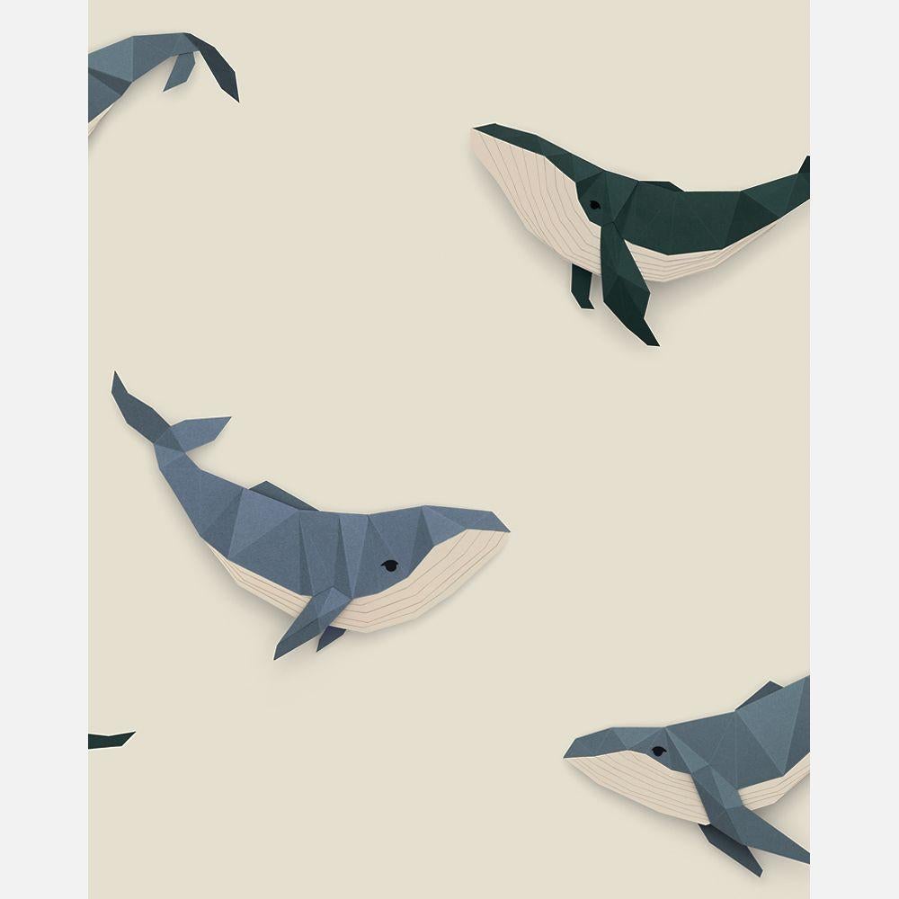 Kinderbehang Walvis Creme Studio Ditte, Ophalen of Verzenden, Studio Ditte, Mail@studioditte.nl, Baronielaan 252 4837 BH Breda