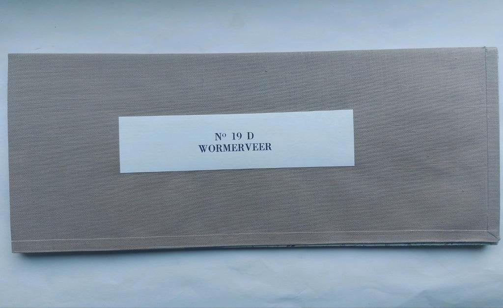 19D stafkaart uit 1961 Wormerveer De Rijp Westzaan Wormer, Staat der Nederlanden, Ophalen of Verzenden, 1800 tot 2000, Nederland