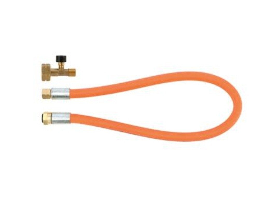 Gimeg HD Gasslang Rubber met Slangbreukventiel Kombi 75 cm, Ophalen of Verzenden