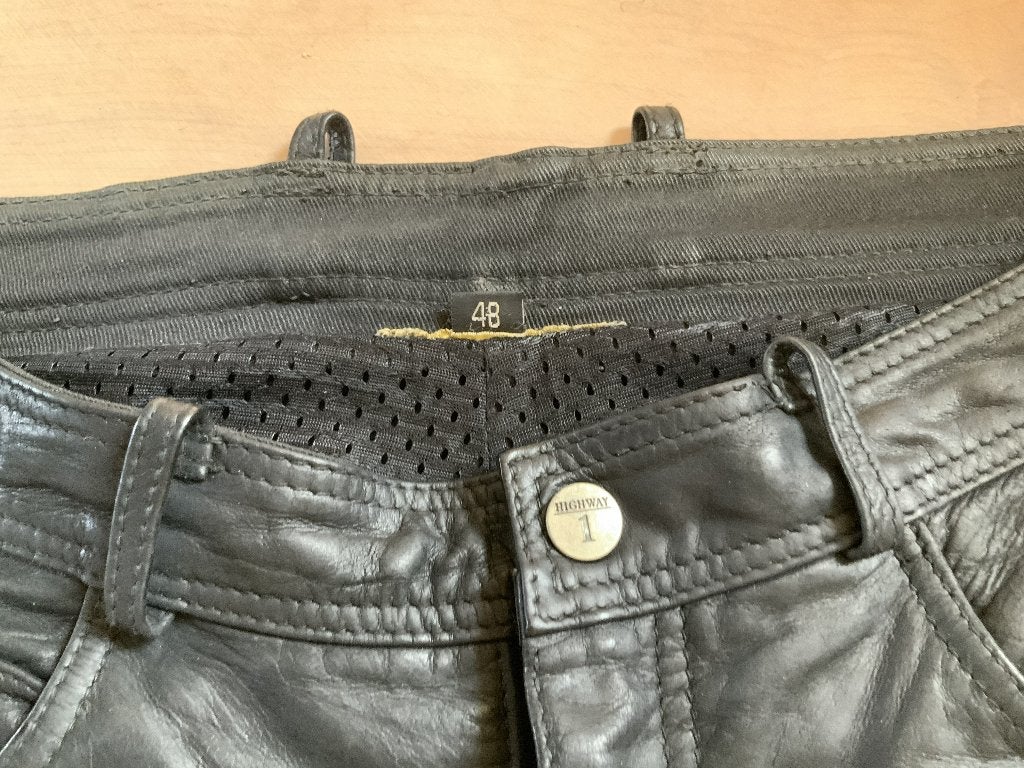 Highway 1 leren motorbroek maat 48, Broek | leer, Highway 1, Tweedehands, Heren