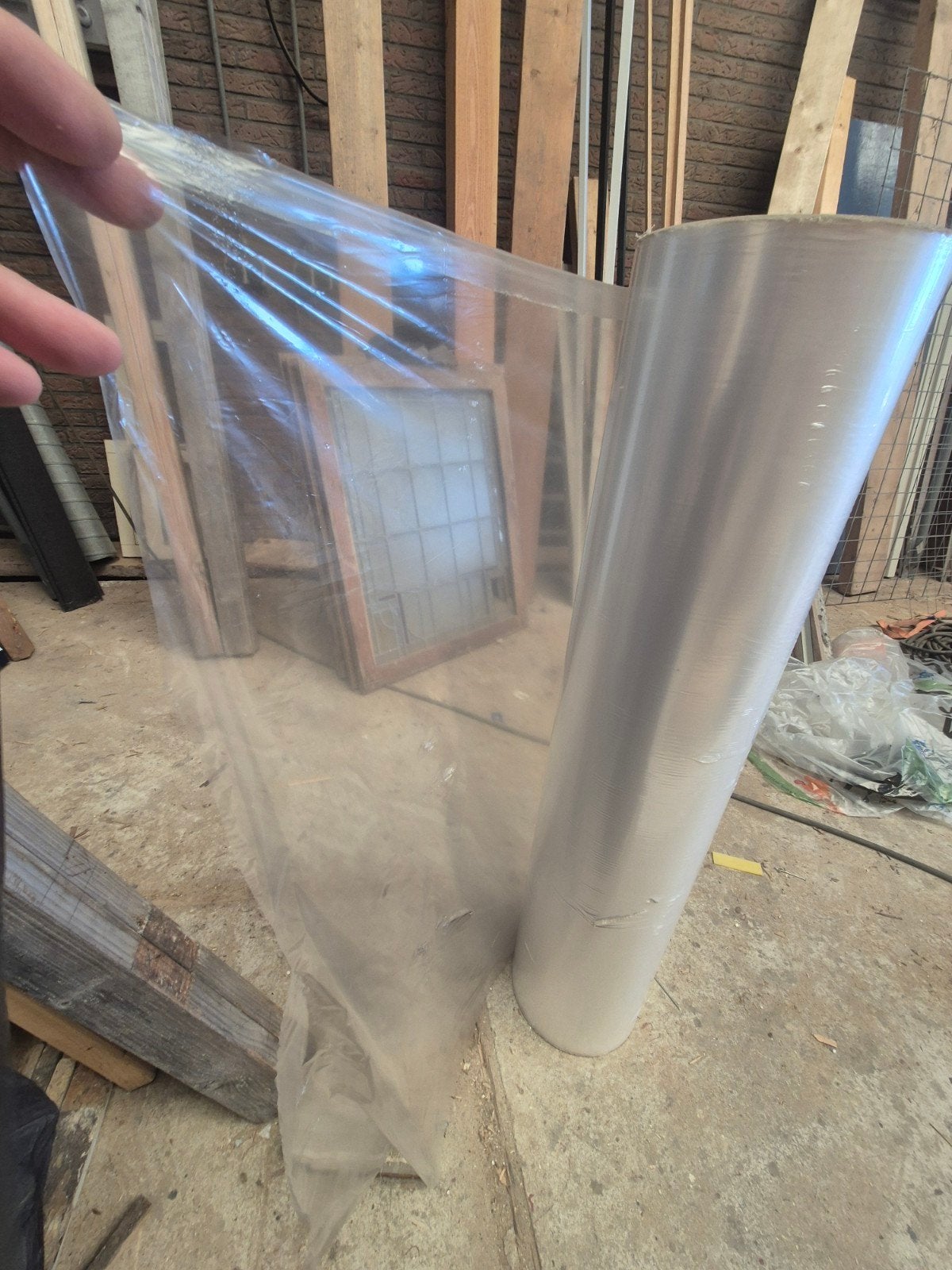 rol plastic, Ophalen, Nieuw, 15 m² of meer, Folie