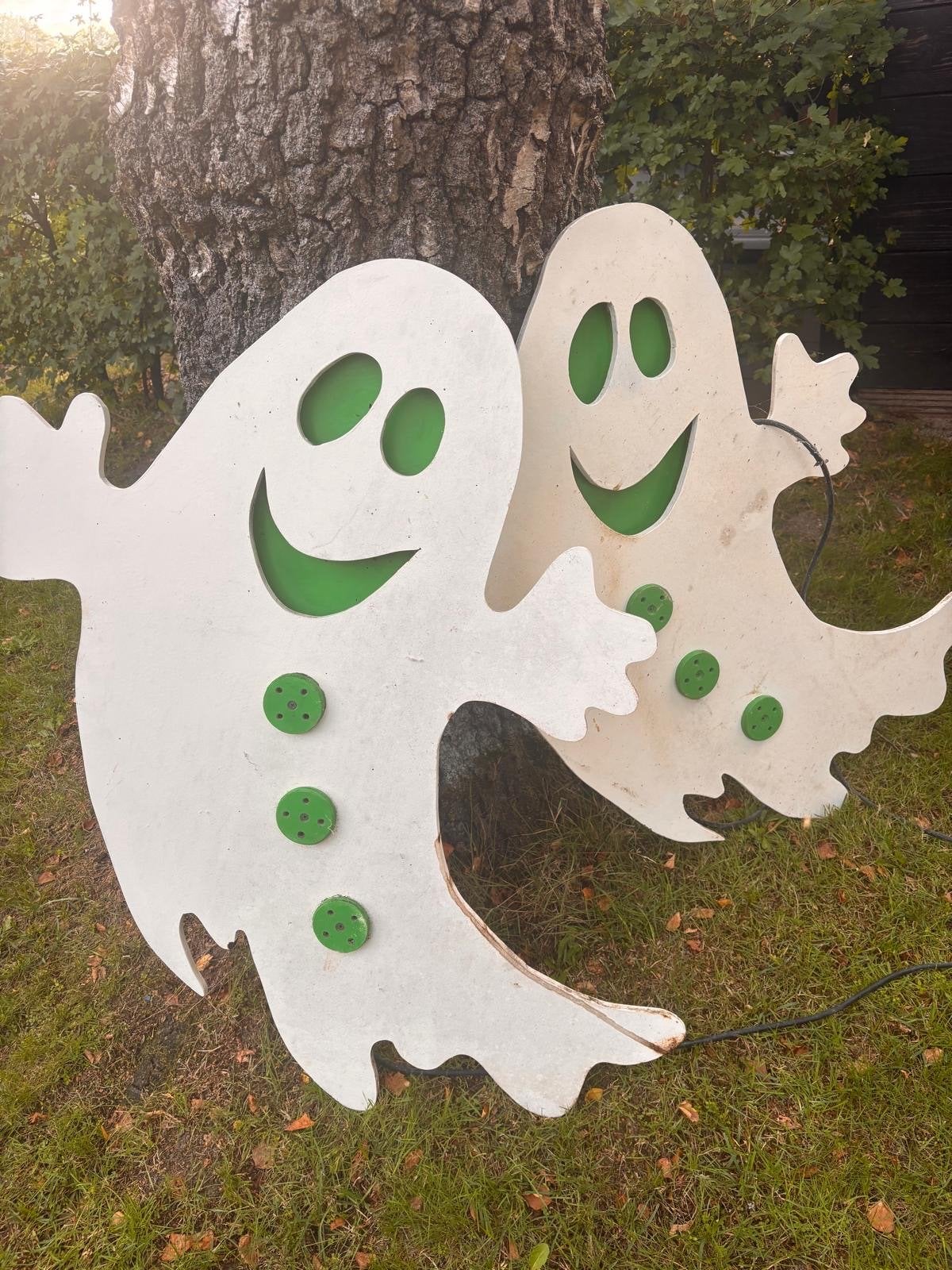 5 Grote Halloween Spookjes met Verlichting - 90cm Hoog, Ophalen, Gebruikt, Versiering, Halloween of Griezel