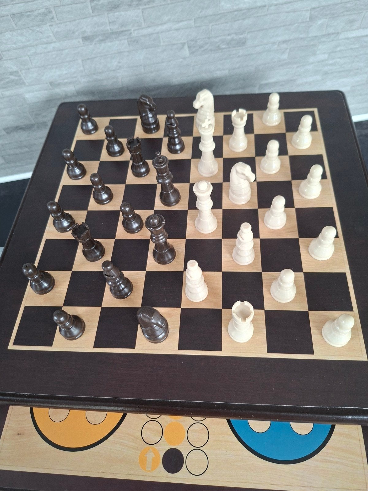 10 in 1 verzameling Houten spellenbox o.a.schaken dammen, Ophalen of Verzenden, Zo goed als nieuw, Playtive