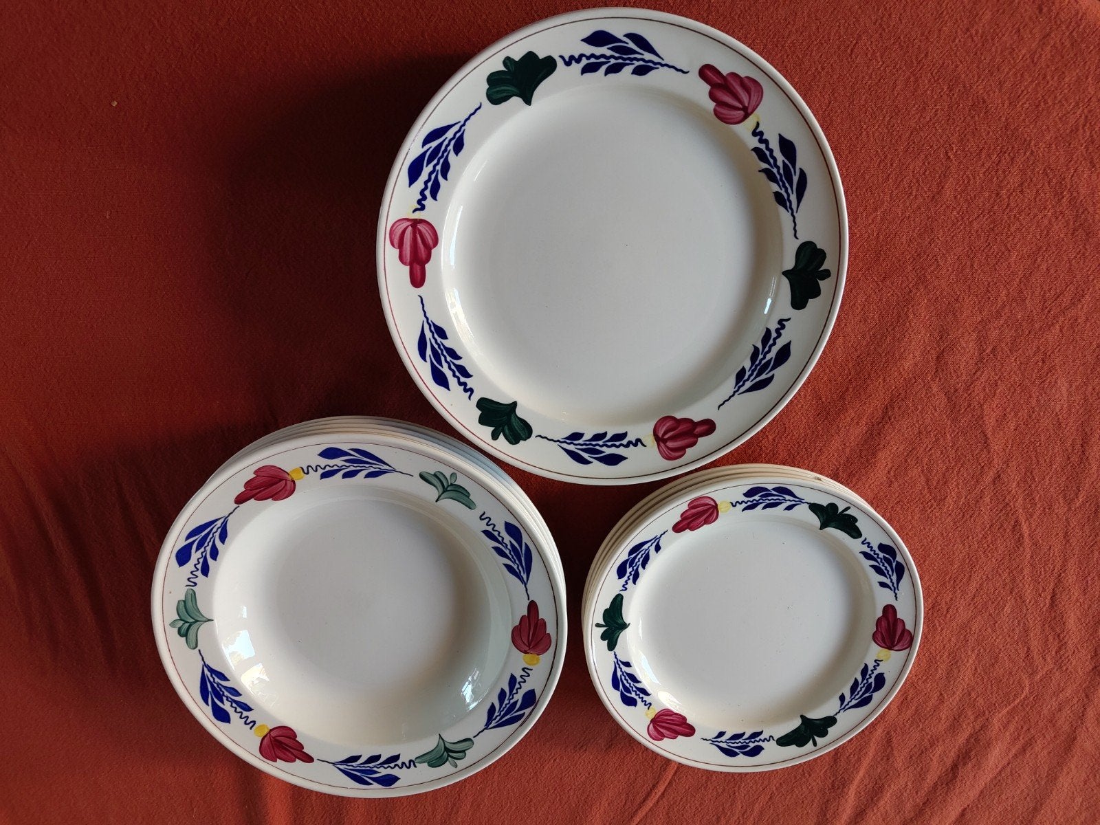 Boerenbont servies, Antiek en Kunst, Ophalen