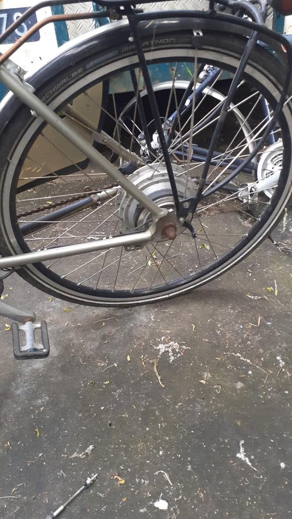 Achterwiel met motor voor Koga Miyata Tesla e-bike, Fietsen en Brommers, Gebruikt, Ophalen of Verzenden, Koga Miyata, Aluminium