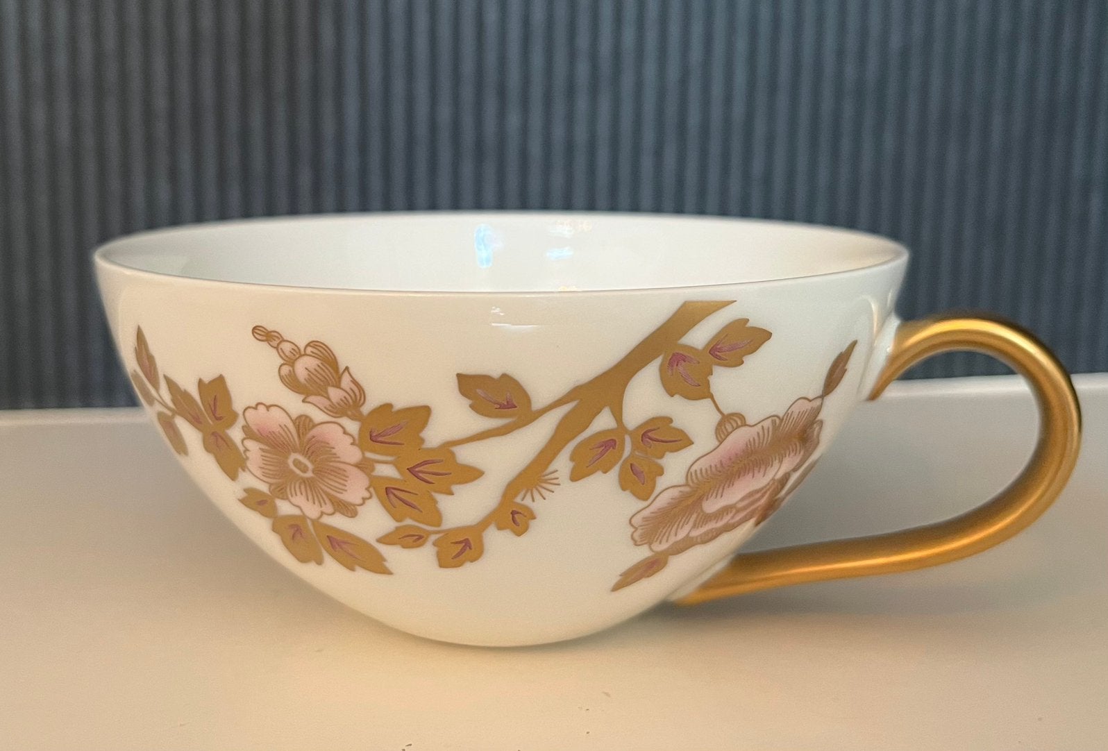 Theekop Villeroy & Boch ‘Golden garden’, Ophalen of Verzenden, Zo goed als nieuw, Overige stijlen, Kop(pen) en/of Schotel(s)