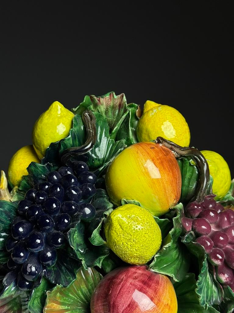 Majolica keramiek fruitstuk Italiaans, Ophalen