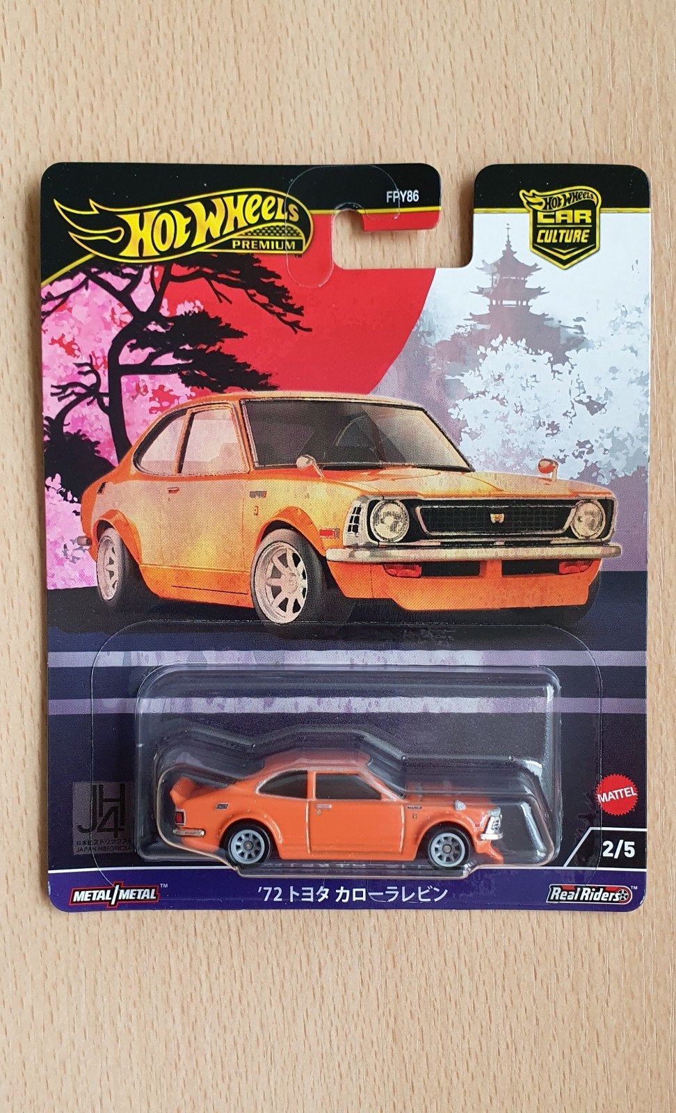 Hot Wheels Premium '72 Toyota Corolla Levin FPY86, Ophalen of Verzenden, Nieuw, Auto
